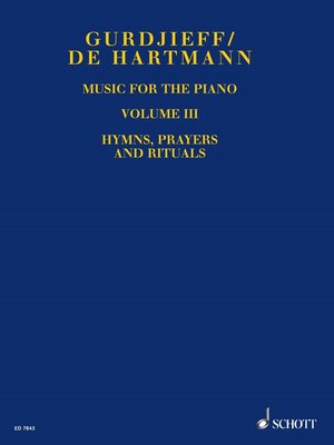cover image of Music for the Piano Volume III